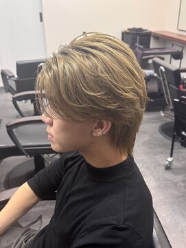 ランディ(RANDY) メンズ/センターパート/メンズブリーチ 【RANDY】