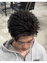 イーラ(era) フェザーショートパーマ/メンズ/刈り上げ/眉毛/ツイスト