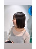 ツヤツヤなボブスタイル