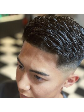 バッドバーバー 蒲田店(BAD BARBER) 濡れパンサイドパート/スキンフェード