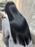 【乾燥やうねりが気になる方】コスメ縮毛ストレート＋保湿Tr￥14900→11000