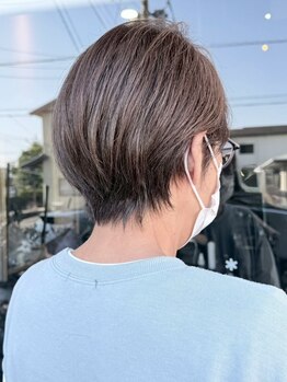 ル レーヴ 和田店(Le reve)の写真/小顔を叶える360°美フォルム！クセや骨格に合わせた似合わせショートの決定版