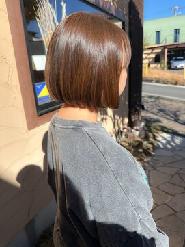 黒髪/クラゲヘアー/オリーブグレー/小顔/ココアベージュ/辻堂