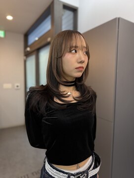 インナーカラー　デザインカット