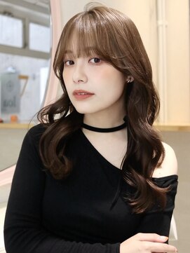 ソア 並木坂(Soa) ダブルカラー/レイヤーカット/韓国風/ブラウン/Chihiro