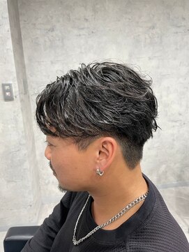 トゥルークリエイション 新越谷(True Creation) MEN’S HAIR/サーフカール/刈り上げセンターパート/新越谷