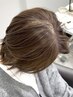 カット+明るい白髪染め