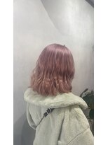 エイト プラット 渋谷2号店(EIGHT plat)&nbsp;ハイトーン　くすみピンク　ブリーチカラー　3/13