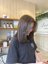 ボルデヘアー 亀有(Borde HAIR)&nbsp;ミディアムレイヤー【Anna】ボルデ亀有美容室