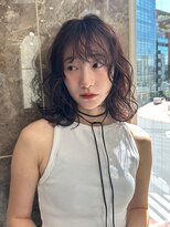 ハニーシブヤ(HONEY shibuya)&nbsp;ラベンダーブラウン/ゆるふわミディアムレイヤー 2