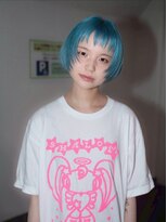 ユルク(JURK nagoya)&nbsp;栄/ハッシュカット/グレージュ/デザインカラー