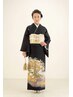 土日祝も使える♪持込み留袖着付＋ヘアセット＋メイク　￥28,600