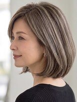 ヘアスタジオルース(HAIR STUDIO LUZ)&nbsp;【艶ハイライト】40代50代60代の大人ボブ/白髪ぼかしハイライト