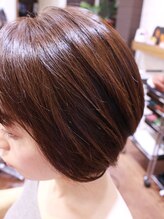 ペンシエロ(Pensiero) 【髪質改善カラーヘアエステ】ツヤ感×大人ボブ(中延)(髪質改善)