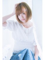 ヴァンクシー バイ ルナ(VANKCY by Luna)&nbsp;neolive plus 向ヶ丘遊園  グレージュ ボブ 簡単 30代 40代