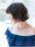 〈VANCOUNCIL〉ショートパーマ襟足外ハネパーマ耳かけ小顔