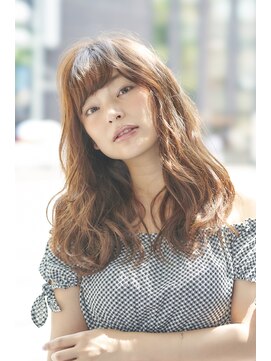 フレン(flen) 【flen】ＭＩＸウェーブで魅せる色っぽハニーヘア『藤原つかさ』