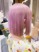 デイズ(days)&nbsp;【DAYS】ピンクベージュ原宿ボブ　ゆるふわナチュラルボブ