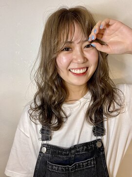 シルク(silk) オリーブグレージュ