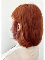 カッツ 笠岡店(CUT S) チェリーブラウン×ピンク