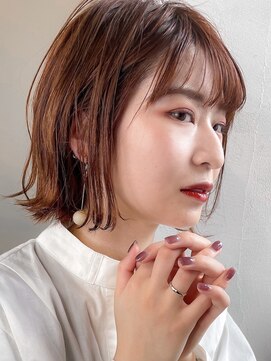 メイカ(MEIKA) 【21-22トレンドスタイル】ウォームカラー×くびれボブ