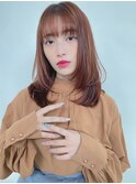 大人かわいい/くびれヘア/艶ブラウンカラー