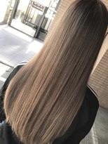 ケアリー 成増(Carelly) 大人かわいい前髪セシルカットココアブラウンフリンジウェーブ