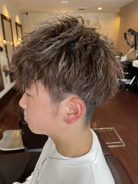 ディスパッチヘアー 甲子園店(DISPATCH HAIR) ゆるめツイスパイ　ホワイトメッシュ