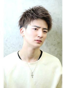 リップス 表参道店(LIPPS) メンズ短髪【スパイキーアップバング】2ブロック爽やかショート