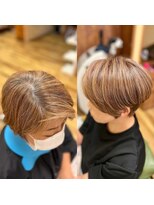 ピッカヘアーデザイン(PICKA hair-design)&nbsp;白髪ぼかしハイライト