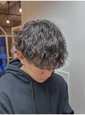 メンズ 波巻き ツイストスパイラル MIX パーマ