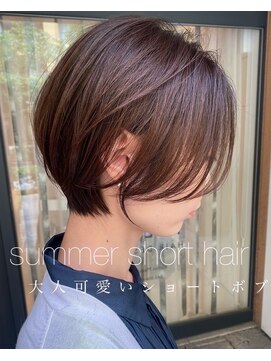 トリート 海浜幕張店(TREAT) 夏のオススメショート 大人可愛いショートボブ