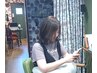 カラーリタッチ(3cm以内)【カットあり】　＋　頭浸浴付き　オシャレ染め