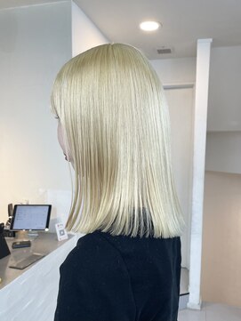 ミーム 原宿 表参道(meme) ◎ブロンドハイトーンカラーデザインカラーアンブレラカラー