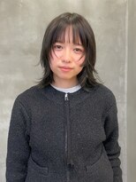 テトヘアー(teto hair)&nbsp;レイヤースタイルミディアムウルフクラゲウルフハッシュカット