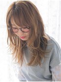 ☆月曜営業☆【ojiko.】ウェット質感で大人可愛いロングレイヤー