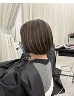 ブラウン(Brown)&nbsp;白髪ぼかしハイライト/藤沢ハイライト