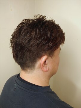 松本平太郎美容室 浦安店 ナチュラルパーマ/ツーブロック刈上げショート/30代40代50代60代