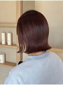 外ハネボブ/ピンクブラウン