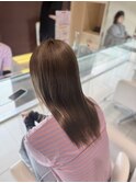 ヘーゼルブラウン/艶髪/髪質改善/レイヤーカット/韓国レイヤー