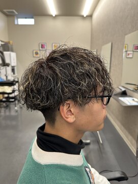 ステレオ 知立店(STEREO) メッシュ×波巻きパーマ　8月