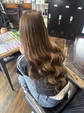 ガルボ ヘアー(garbo hair) プルエクステ 10代 20代 30代 エクステ オリーブベージュ