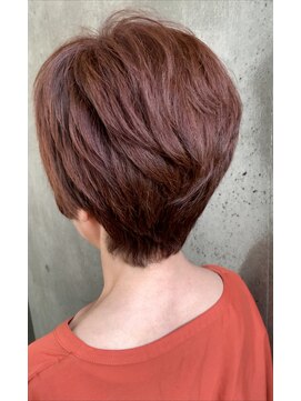 松本平太郎美容室 大宮店 イノアカラー(レッドブラウン)×カット30代/40代／50代