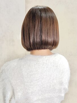 エンクス(enx) 着物ヘア/ダークアッシュ/ミディアムレイヤーカット/鶴ヶ峰YS16