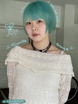 ムーン バイ ケンジ(moon by KENJE)&nbsp;asuna/ターコイズグリーン×ミニボブ