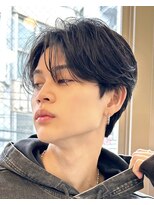 ポーチバイハニー オモテサンドウ(PORCH by HONEY omotesando)&nbsp;横浜/シースルーセンターパート/フェザーパーマ/毛流れパーマ