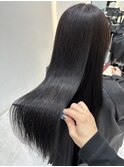 美髪矯正 艶髪ストレート【福田れん】吉塚美容室 髪質改善 