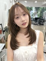 ハニー 町田(HONEY)&nbsp;レイヤーカット/ハッシュカット/オリーブベージュ