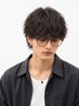 メンズカット+波巻きパーマ【箕面市/メンズパーマ/men's】