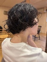 ハマモト ヤマ オオサカ(ハマモト Yama Osaka)&nbsp;ラフなボブパーマ